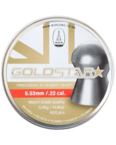 BSA Goldstar .22 14.66gr Pellets (250 Pellets) (5.53)