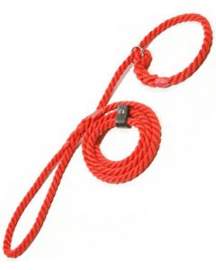 Deluxe Rope Slip Lead Red
