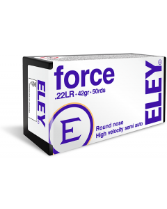 Eley Force .22LR Round Nose 42gr (50 Rounds)
