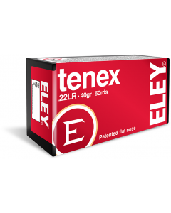 Eley Tenex .22LR Non-Expanding Lead Flat Nose 40gr (50 Rounds) 