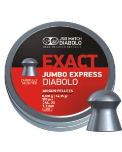 JSB Exact Jumbo Express Diabolo .22 14.35gr (500 Pellets) (5.52)