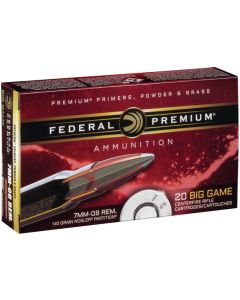 Federal Premium 7mm-08 Rem Nosler Partition 140gr (20 Rounds)