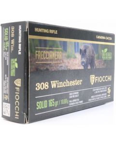 Fiocchi Freccianera .308 Winchester 165gr Monolithic Expansive Lead Free (20 Rounds) 