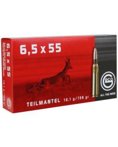 Geco 6.5x55 Soft Point 156gr (20 Rounds)