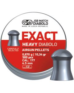 JSB Exact Heavy Diabolo .177 10.34gr (500 Pellets) (4.52mm)