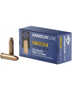 PPU .357 Magnum Flat Point Jacketed 158gr (50 Rounds)