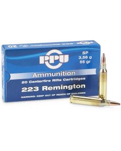 PPU .223 Remington Soft Point (20 Rounds)