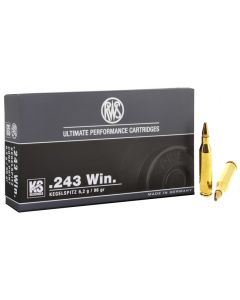 RWS .243 Winchester Soft Point 100gr (20 Rounds)