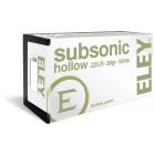 Eley .22LR Subsonic Hollow Point 40gr (50 Rounds)