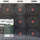 GMK Splatter Targets 9 Bullseye White Reactive Target (10 Pack) GMK-RB1204