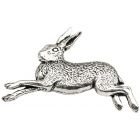 Hare Pewter Brooch