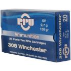 PPU .308 Winchester 150gr Soft Point (20 Rounds)