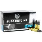 RWS .22LR Subsonic Hollow Point 40gr (50 Rounds)