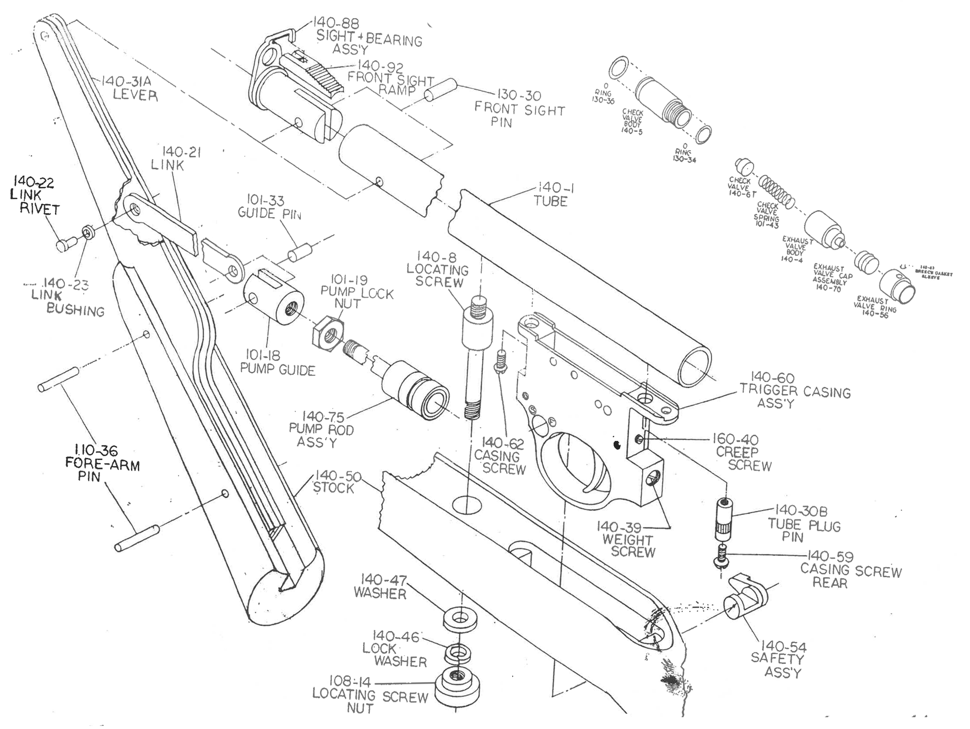 140/147 - Airgun Spares - Gun Spares